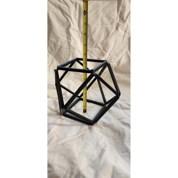 6 In Black Metal Geomtric‎ Tabletop Decor Shelfsitter - Picture 5 of 5